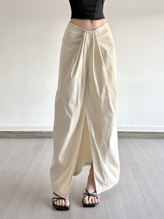 high slit skirt