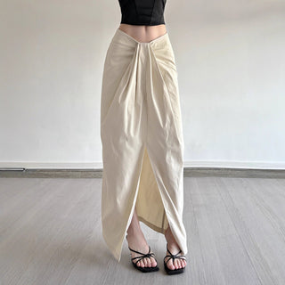 high slit skirt