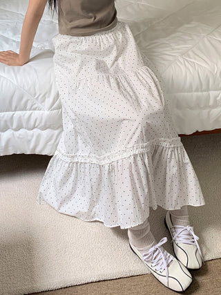 polka dot skirt