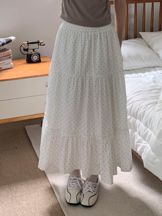 polka dot skirt