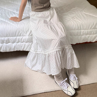 polka dot skirt