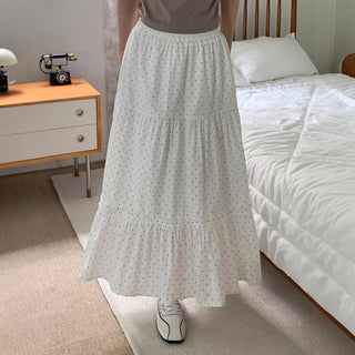 polka dot skirt