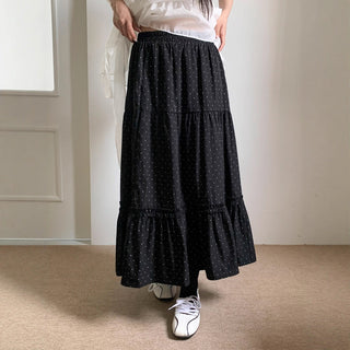 polka dot skirt