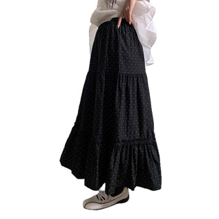 polka dot skirt