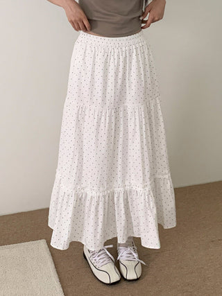 polka dot skirt