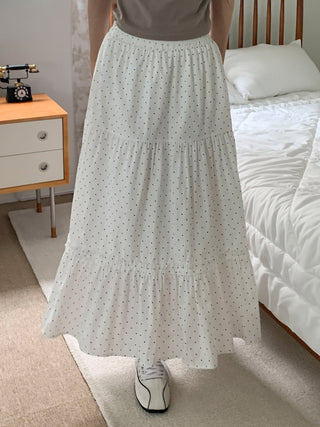 polka dot skirt