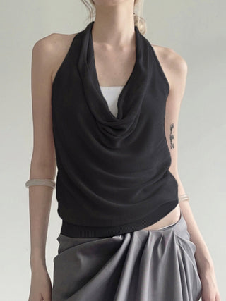 backless knit Top