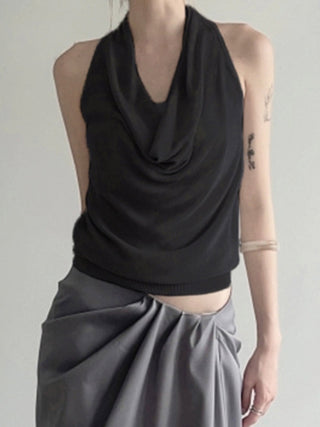 backless knit Top