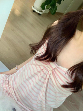 ruffled spaghetti top