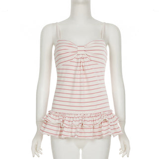 ruffled spaghetti top