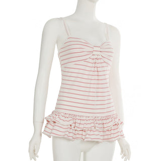 ruffled spaghetti top
