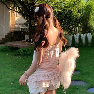 ruffled spaghetti top