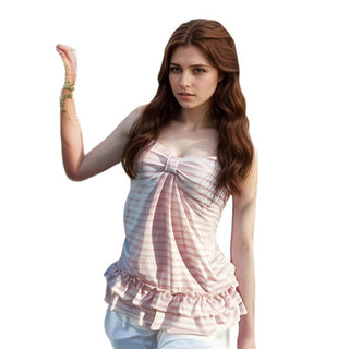ruffled spaghetti top