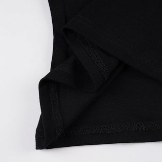 mesh round neck