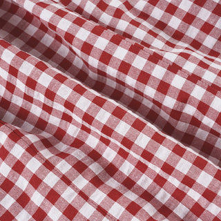 ruffled plaid Top