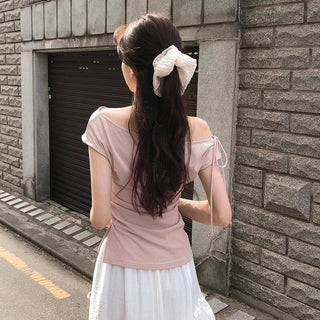 lace peplum top