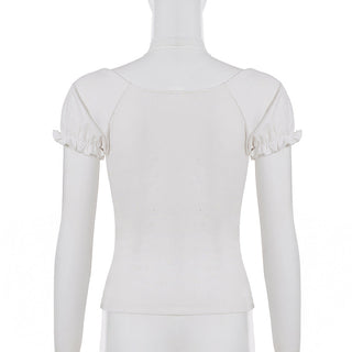 pleated scarf top