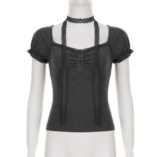 pleated scarf top