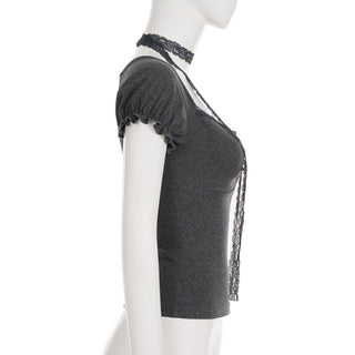 pleated scarf top