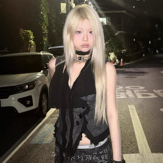 leather bandage Top