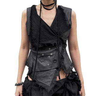 leather bandage Top