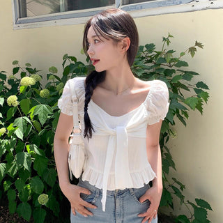 lace square collar