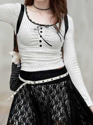 polka dot bow