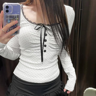 polka dot bow