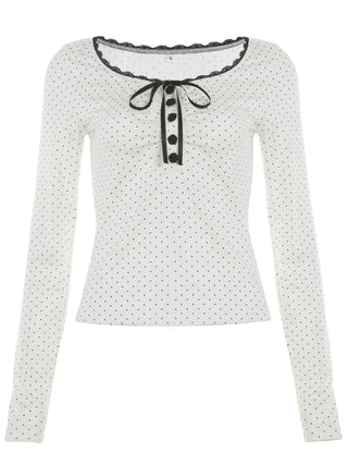 polka dot bow