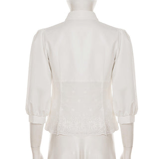 jacquard lantern sleeve