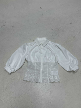 jacquard lantern sleeve