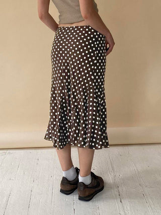 polka fishtail skirt