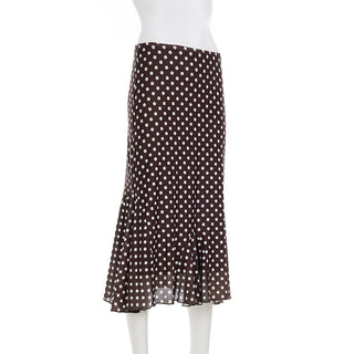 polka fishtail skirt