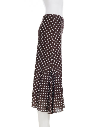 polka fishtail skirt