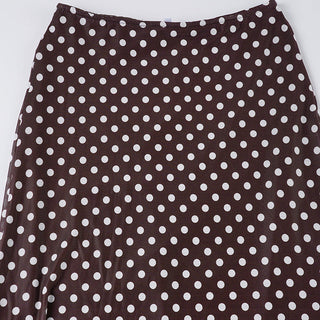 polka fishtail skirt