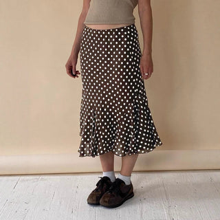 polka fishtail skirt