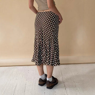 polka fishtail skirt