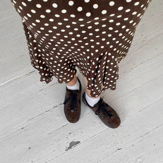 polka fishtail skirt
