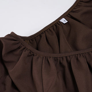 bubble sleeve Top