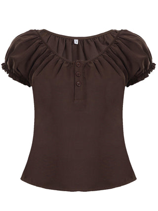bubble sleeve Top