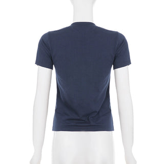 star embroidered Top