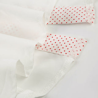 polka dot cardigan