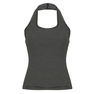 striped halter Top