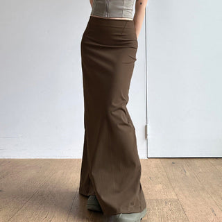 split knit skirt