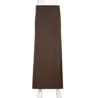 split knit skirt