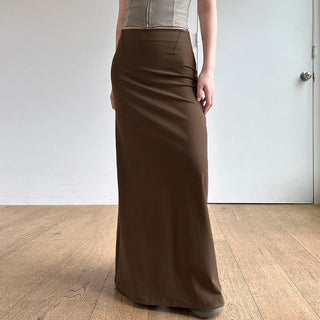 split knit skirt