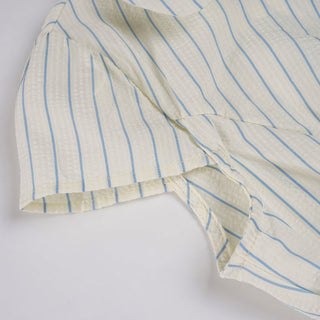 plaid embroidery Top
