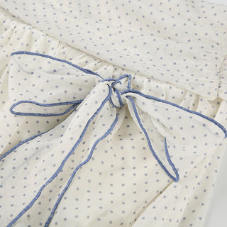 dot mesh skirt