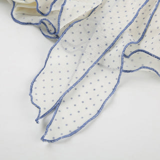 dot mesh skirt