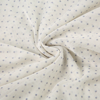 dot mesh skirt